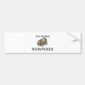 Der NashornWhisperer Autoaufkleber (Vorne)