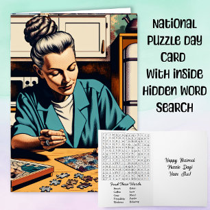 Der National Puzzle Day ist am 29. Januar  Karte