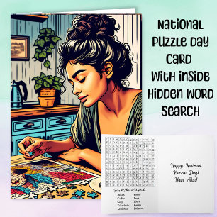 Der National Puzzle Tag ist am 29. Januar  Karte