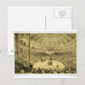 Der nationale Zirkus, veröffentlicht von Auguste Postkarte (Vorne/Hinten)