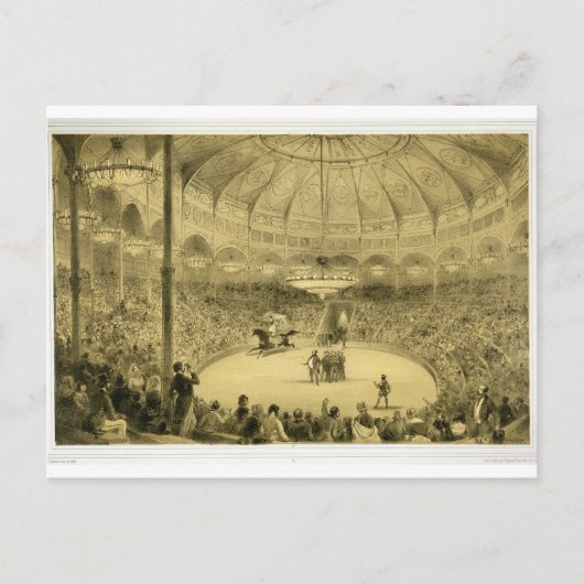 Der nationale Zirkus, veröffentlicht von Auguste Postkarte (Vorderseite)