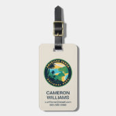 Der Nationalpark Amerikanisch-Samoas Gepäckanhänger (Vorderseite vertikal)