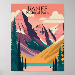 Der Nationalpark Banff heute Poster