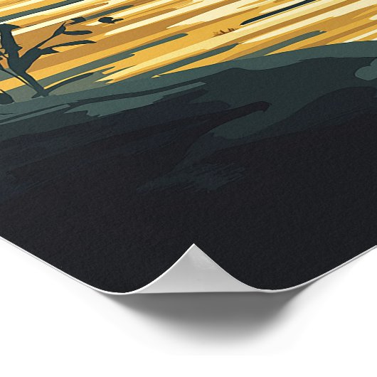 Der Nationalpark der New River Gorge Poster (Ecke)