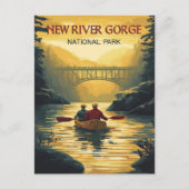 Der Nationalpark der New River Gorge Postkarte (Vorderseite)