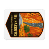 Der Nationalpark Narrows Zion Magnet (Horizontal)
