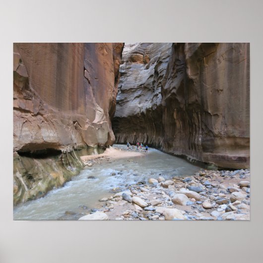 Der Nationalpark Narrows Zion Poster (Vorne)