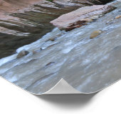 Der Nationalpark Narrows Zion Poster (Ecke)