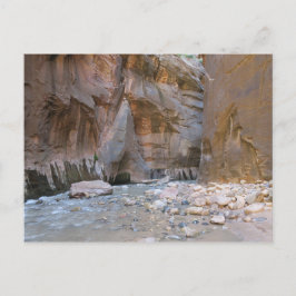 Der Nationalpark Narrows Zion Postkarte