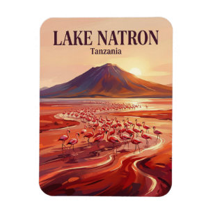 Der Natronsee Tansania Magnet