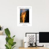 Der natürliche Brandfall des Yosemite Poster (Heimbüro)