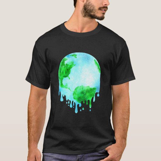Der natürliche Klimawandel schmilzt die globale Er T-Shirt (Vorderseite)