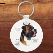 Der natürliche Ohrboxer trifft den Schlüsselanhäng Schlüsselanhänger (Vorderseite)