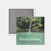 Der natürliche Wasserfall Süd Sipsey Magnet (Vorderseite/Rückseite)