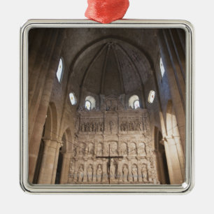 Der Nave des Klosters von Santa Maria De Poblet Silbernes Ornament