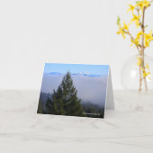 Der Nebel am frühen Morgen mit dem...... Karte (Gelbe Blume)