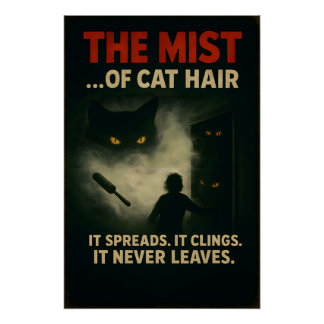 Der Nebel aus Katzenhaaren Horror-Parodie Poster