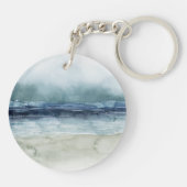 Der Nebel des Seemannes - Küstenlinie Schlüsselanhänger (Rückseite)