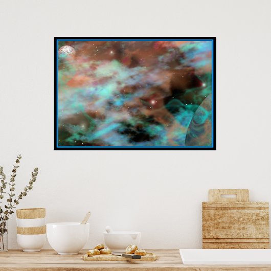 Der Nebel Poster (Küche)