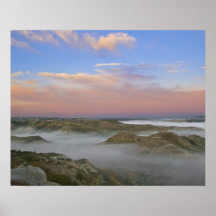 Der Nebel vom Little Missouri liegt im Poster