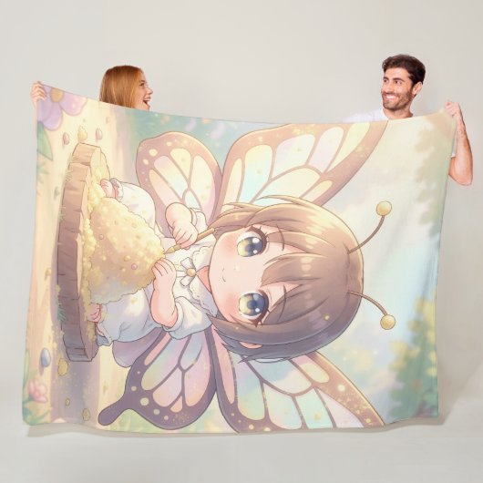 Der Nektarkünstler.2 Fleecedecke (Beispiel)