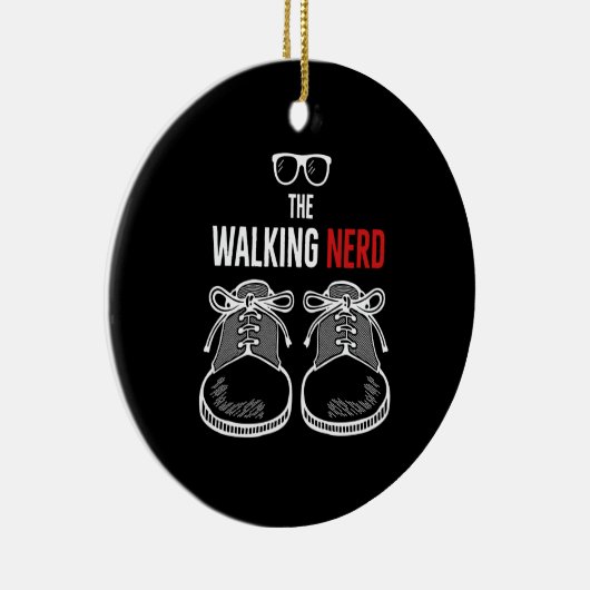 der Nerd Keramik Ornament (Rechts)