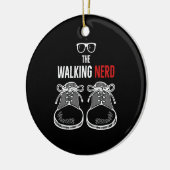 der Nerd Keramik Ornament (Links)