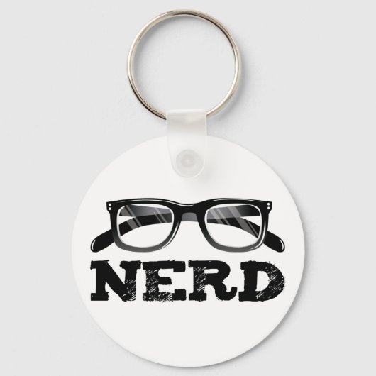Der Nerd oder die Nerds Schlüsselanhänger (Vorderseite)