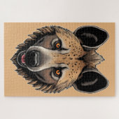 Der nette Kopf einer Hyäne Puzzle (Horizontal)