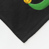 Der nette Leprechaun St Patricks Day Matching  Fleecedecke (Ecke)