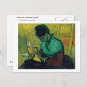Der neuartige Leser, Van Gogh Fine Art Postkarte (Vorne/Hinten)