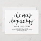 Der neue Anfang, Verlobungs-Party lädt ein Einladung (Vorderseite)