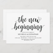 Der neue Anfang, Verlobungs-Party lädt ein Einladung (Vorne/Hinten)