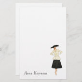 Der neue Blick - Mode Tres Chic stationär Briefpapier (Vorne/Hinten)