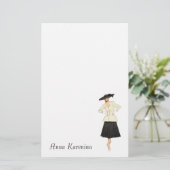 Der neue Blick - Mode Tres Chic stationär Briefpapier (Stehend Vorderseite)