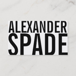 Der neue coole Geschäfts-Karten-Maler, Visitenkarte