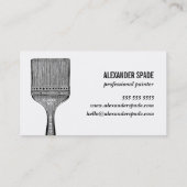 Der neue coole Geschäfts-Karten-Maler, Visitenkarte (Rückseite)