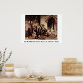 Der neue Favorit (Harem Szene) von Francesco Hayez Poster (Küche)