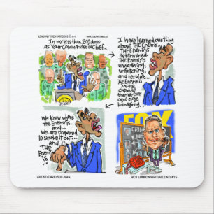 Der neue Feind Funny T-Shirts Tasse Karten und Ges Mousepad