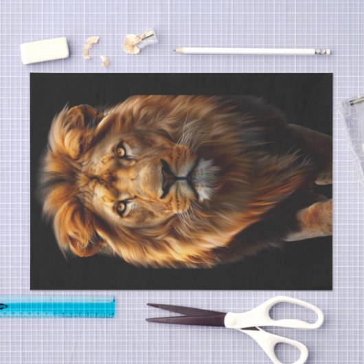 Der neue König des Dschungels1 Seidenpapier (Handwerk)