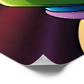 Der neue Künstler Ken Gage Surrealismus Poster (Ecke)