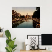 Der neue Markt und die Belebung Amsterdams Poster (Heimbüro)