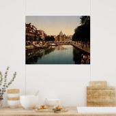 Der neue Markt und die Belebung Amsterdams Poster (Küche)