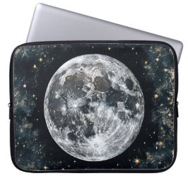 Der neue Mond Laptopschutzhülle