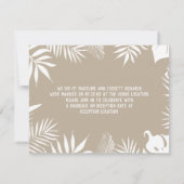 Der neue Mr. & Mrs. Wedding Foto Ankündigung (Rückseite)