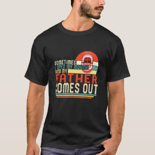 Der neue Papa macht meinen Mund-Vater auf den Weg T-Shirt