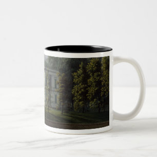 Der neue Pavillon Zweifarbige Tasse