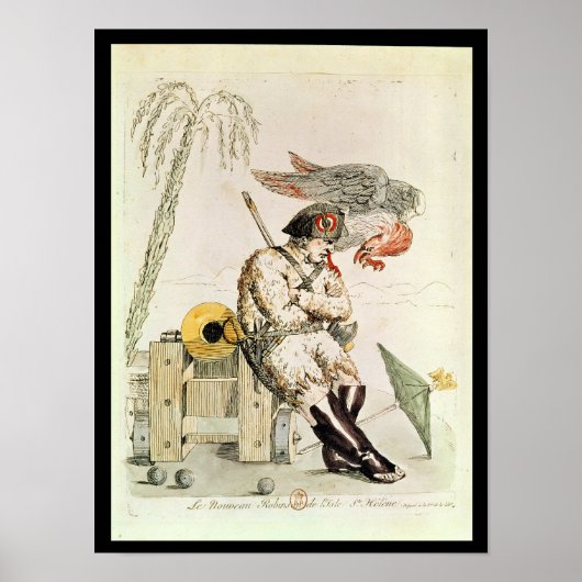 Der neue Robinson von St. Helena, 1815 Poster (Vorne)