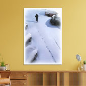 Der neue Schnee Leinwanddruck (Insitu (Wohnzimmer))