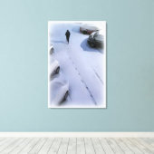 Der neue Schnee Leinwanddruck (Insitu (Holzboden))